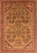 Machine Washable Oriental Orange Industrial Area Rugs, wshurb1946org