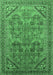 Oriental Emerald Green Industrial Rug, urb1946emgrn