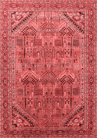 Oriental Red Industrial Rug, urb1946red