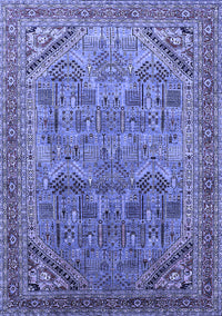 Oriental Blue Industrial Rug, urb1946blu