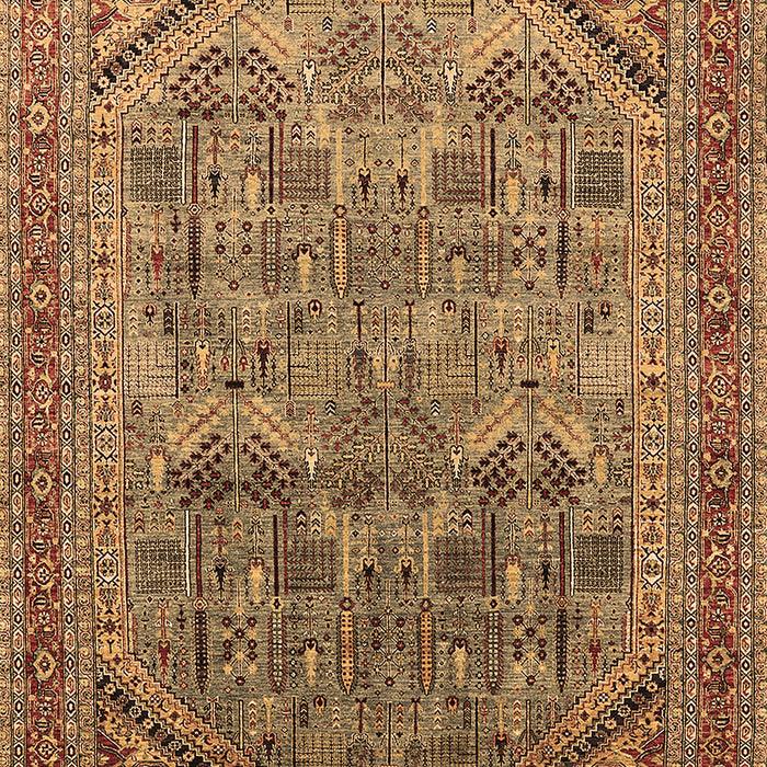 Oriental Brown Industrial Rug, urb1946brn