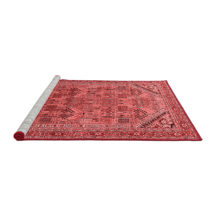 Industrial Red Washable Rugs