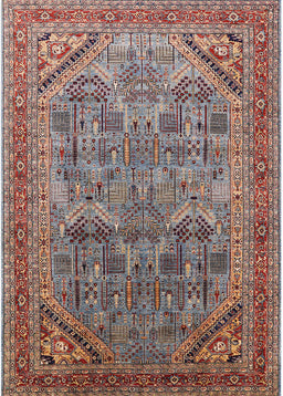 Machine Washable Industrial Modern Red Brown Rug, wshurb1946