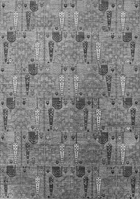 Oriental Gray Industrial Rug, urb1947gry