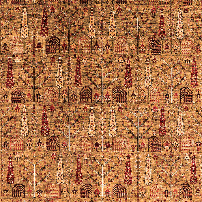 Machine Washable Oriental Orange Industrial Area Rugs, wshurb1947org