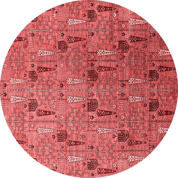 Machine Washable Oriental Red Industrial Rug, wshurb1947red