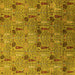 Square Oriental Yellow Industrial Rug, urb1947yw