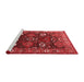 Industrial Red Washable Rugs