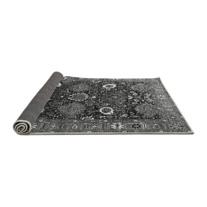 Sideview of Oriental Gray Industrial Rug, urb1948gry