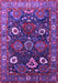 Machine Washable Oriental Purple Industrial Area Rugs, wshurb1948pur