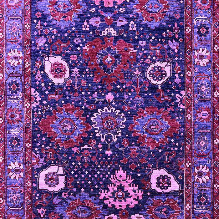 Machine Washable Oriental Purple Industrial Area Rugs, wshurb1948pur