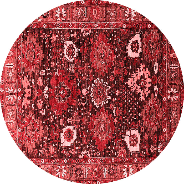 Machine Washable Oriental Red Industrial Rug, wshurb1948red