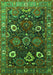 Oriental Green Industrial Rug, urb1948grn