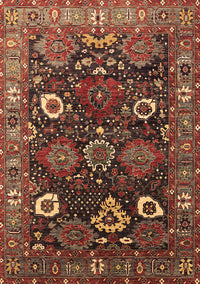 Oriental Brown Industrial Rug, urb1948brn