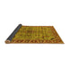 Sideview of Oriental Yellow Industrial Rug, urb1949yw