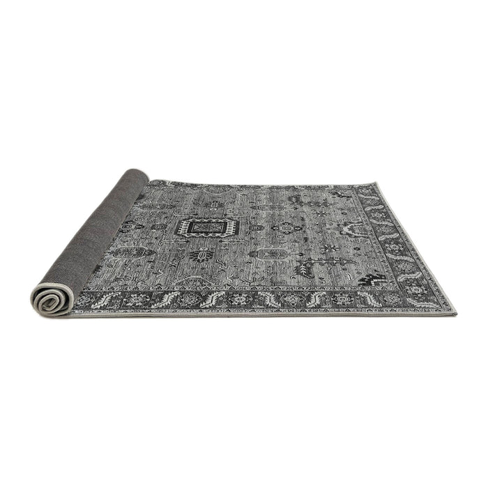 Sideview of Oriental Gray Industrial Rug, urb1949gry