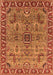 Machine Washable Oriental Orange Industrial Area Rugs, wshurb1949org