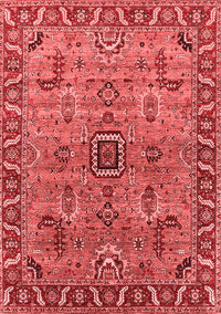 Oriental Red Industrial Rug, urb1949red