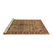 Sideview of Machine Washable Oriental Brown Industrial Rug, wshurb1949brn