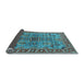 Sideview of Oriental Light Blue Industrial Rug, urb1949lblu