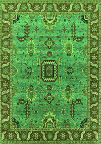 Oriental Green Industrial Rug, urb1949grn