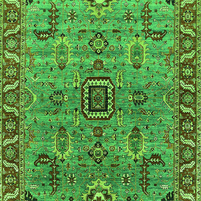 Oriental Green Industrial Rug, urb1949grn