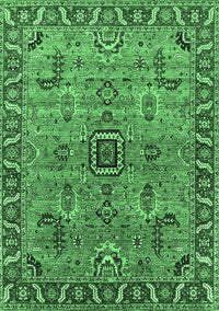 Oriental Emerald Green Industrial Rug, urb1949emgrn