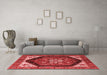 Industrial Red Washable Rugs