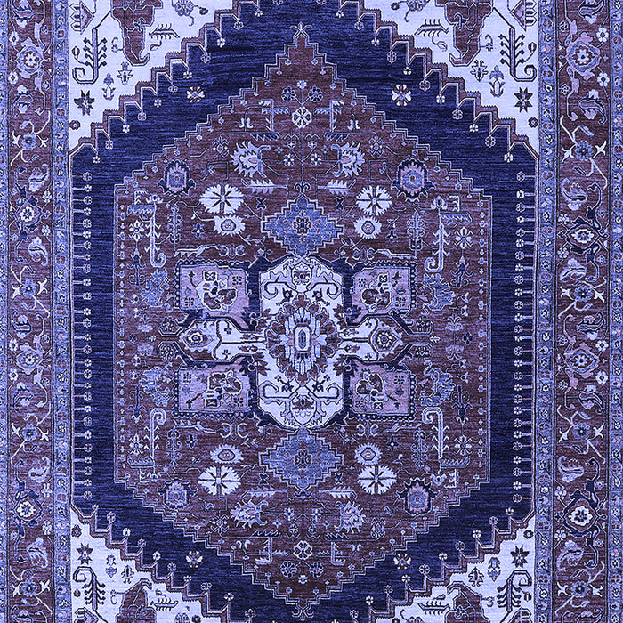 Oriental Blue Industrial Rug, urb1950blu