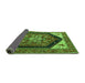 Sideview of Oriental Green Industrial Rug, urb1950grn