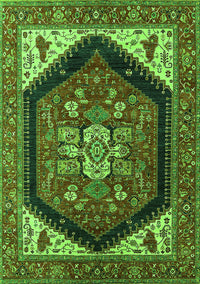 Oriental Green Industrial Rug, urb1950grn