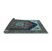 Sideview of Oriental Light Blue Industrial Rug, urb1950lblu