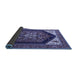 Sideview of Oriental Blue Industrial Rug, urb1950blu