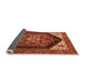 Sideview of Oriental Orange Industrial Rug, urb1950org