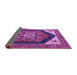 Sideview of Oriental Purple Industrial Rug, urb1950pur