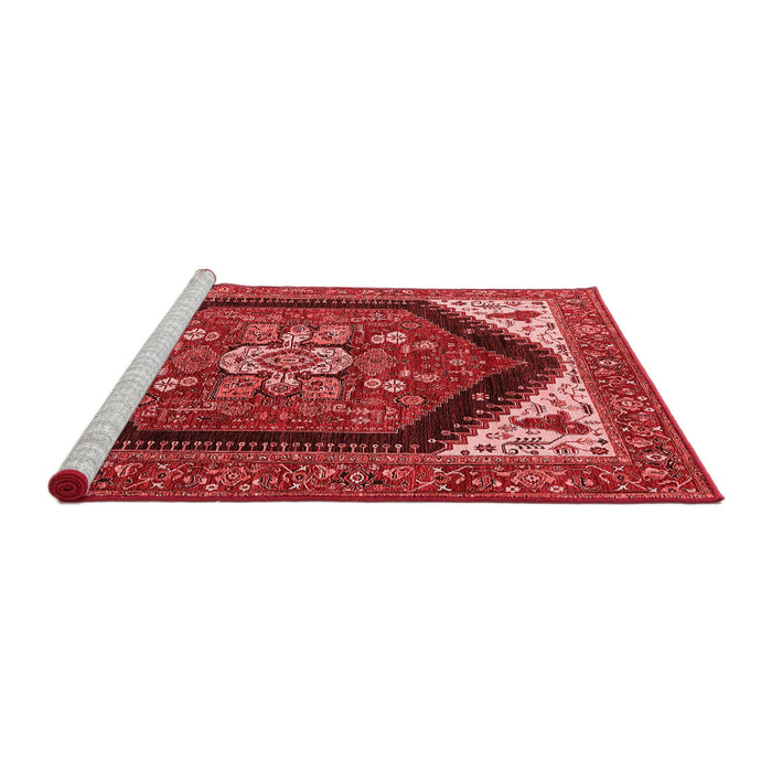 Industrial Red Washable Rugs