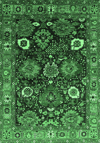 Oriental Emerald Green Industrial Rug, urb1951emgrn