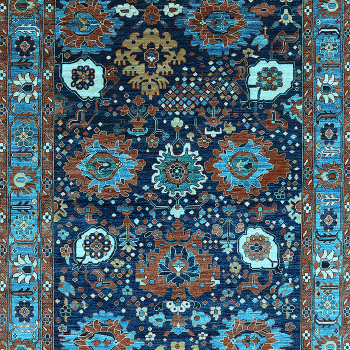 Oriental Light Blue Industrial Rug, urb1951lblu