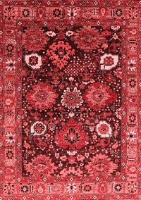 Oriental Red Industrial Rug, urb1951red