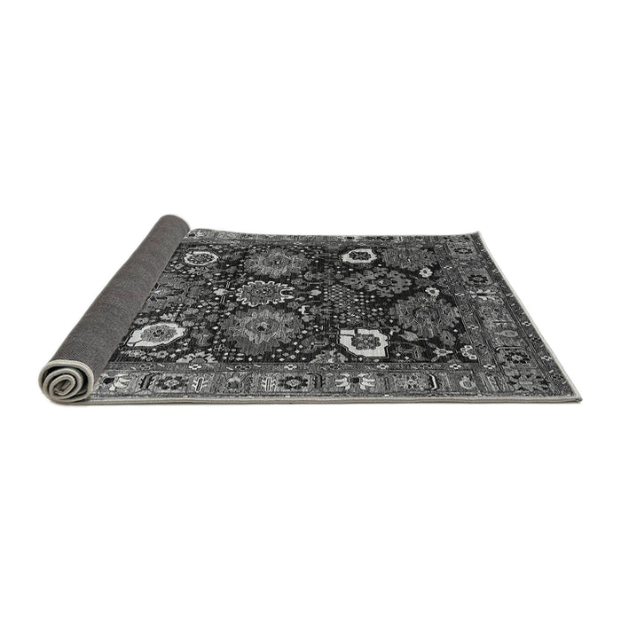 Sideview of Oriental Gray Industrial Rug, urb1951gry