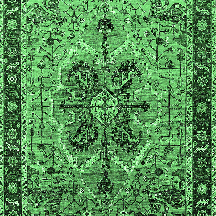 Oriental Emerald Green Industrial Rug, urb1952emgrn