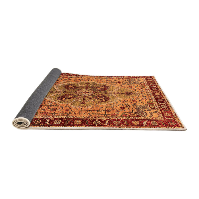 Sideview of Oriental Orange Industrial Rug, urb1952org