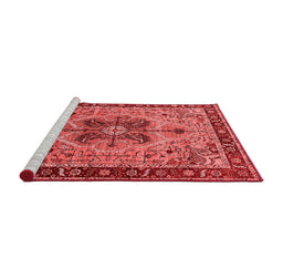 Industrial Red Washable Rugs