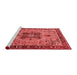 Industrial Red Washable Rugs