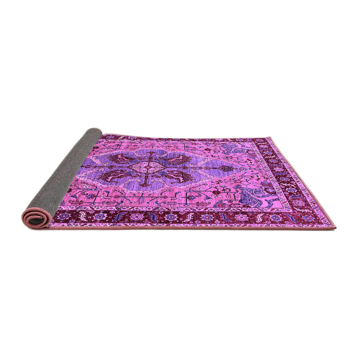 Sideview of Oriental Purple Industrial Rug, urb1952pur