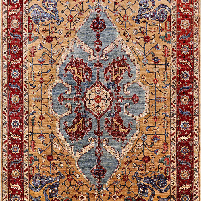 Machine Washable Industrial Modern Light Copper Gold Rug, wshurb1952