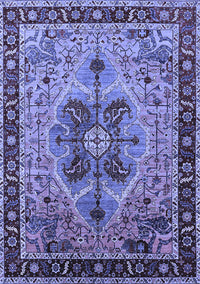 Oriental Blue Industrial Rug, urb1952blu