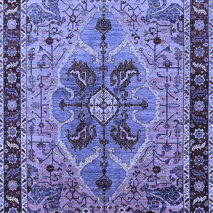 Oriental Blue Industrial Rug, urb1952blu