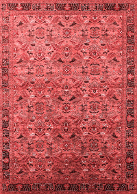 Oriental Red Industrial Rug, urb1953red