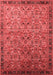 Oriental Red Industrial Area Rugs